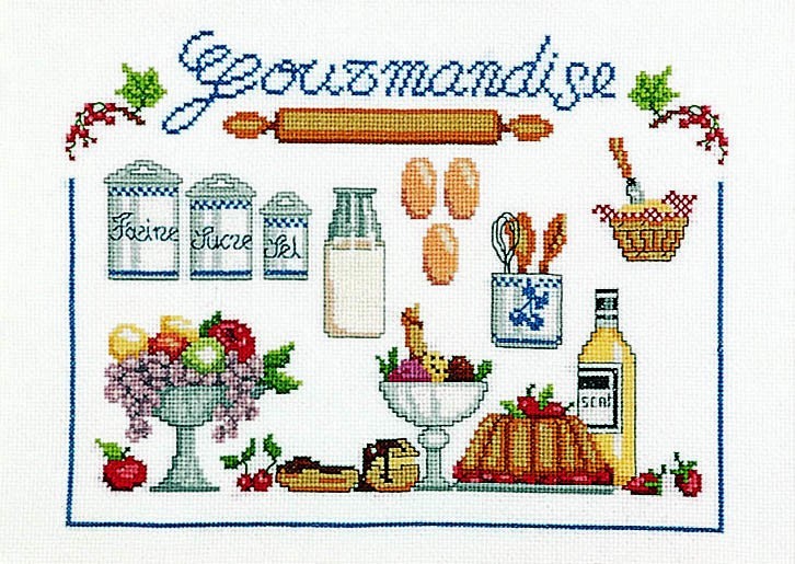 Kit Point comptés La Gourmandise 30 x 40 cm
