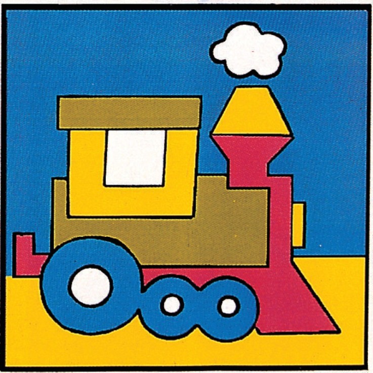 Kit canevas soudan enfant Train