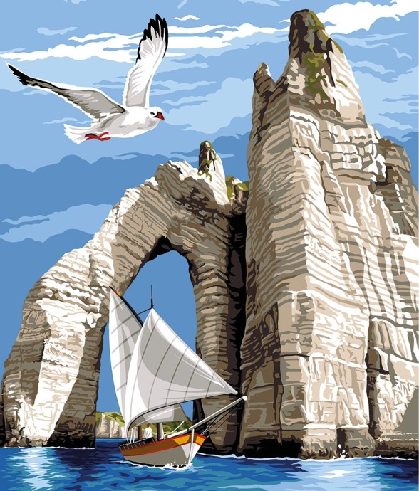 Canevas SEG Voile d'Etretat...