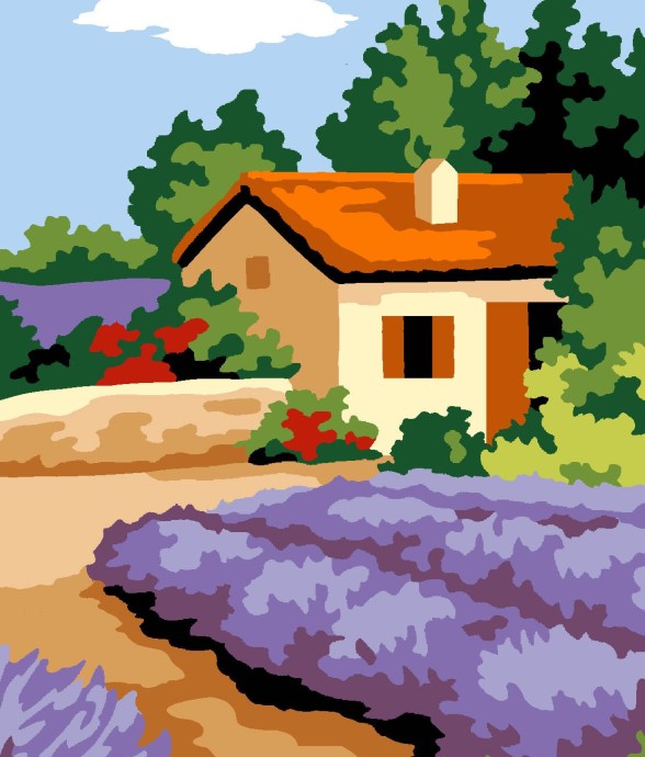 CANEVAS BLANC 20X25