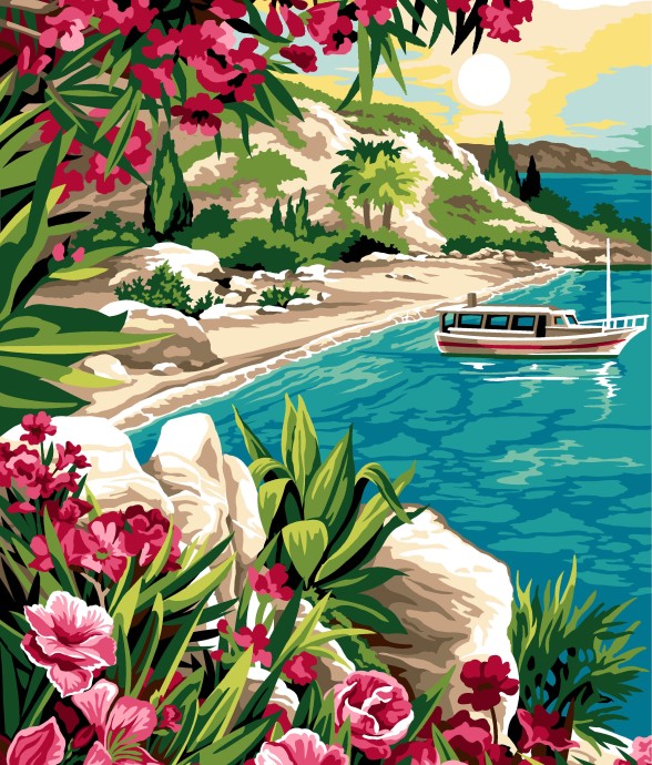 CANEVAS PÉNÉLOPE SEG 45X60