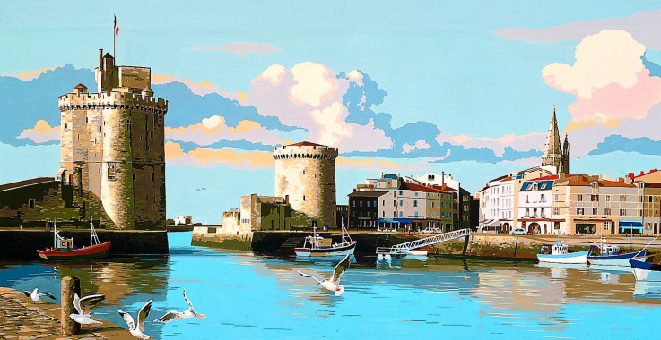 Canevas SEG La Rochelle 65 x 120 cm