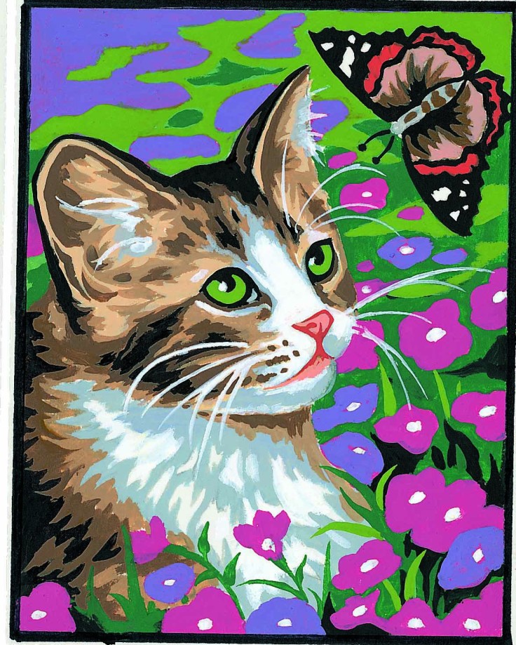 Kit Canevas Chat 20x25 cm