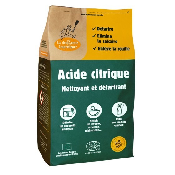 Acide citrique détartrant naturel 1kg