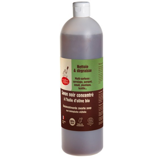 Savon noir liquide olive Bio 1L