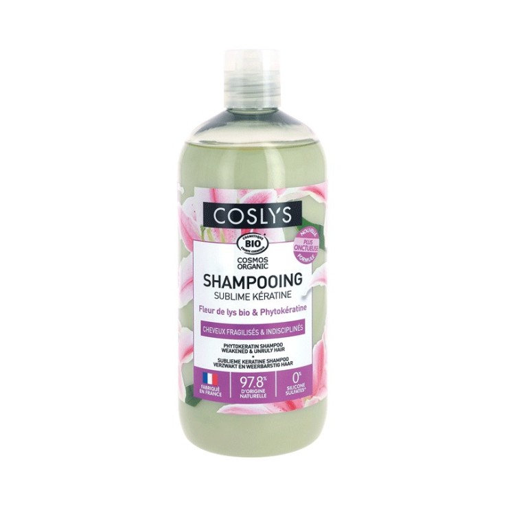 Shampooing sublime kératine certifié bio (500ml)