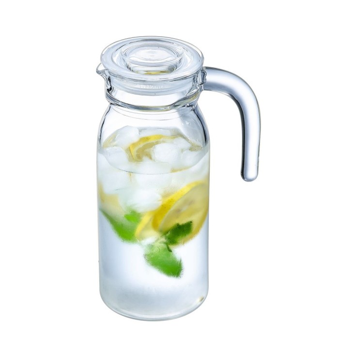 Broc en verre 1L avec couvercle -PURE