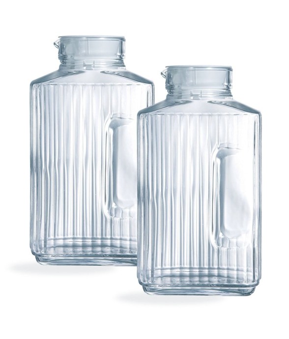 Lot de 2 carafes 2L -QUADRO