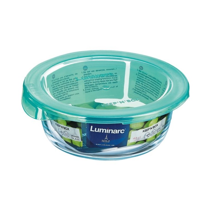 Boite ronde en verre 42 cl -KEEP'N BOX