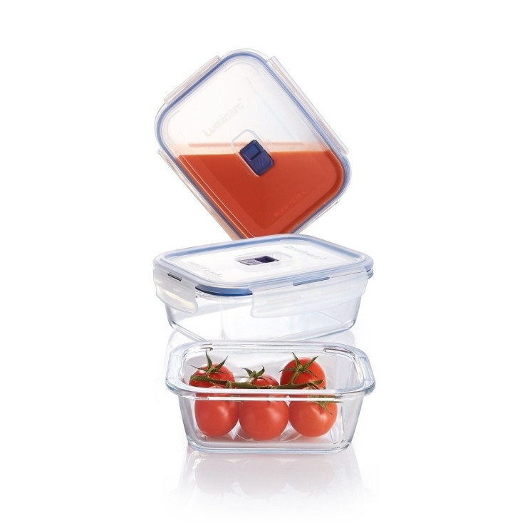 3 boites rectangles en verre -PURE BOX ACTIVE