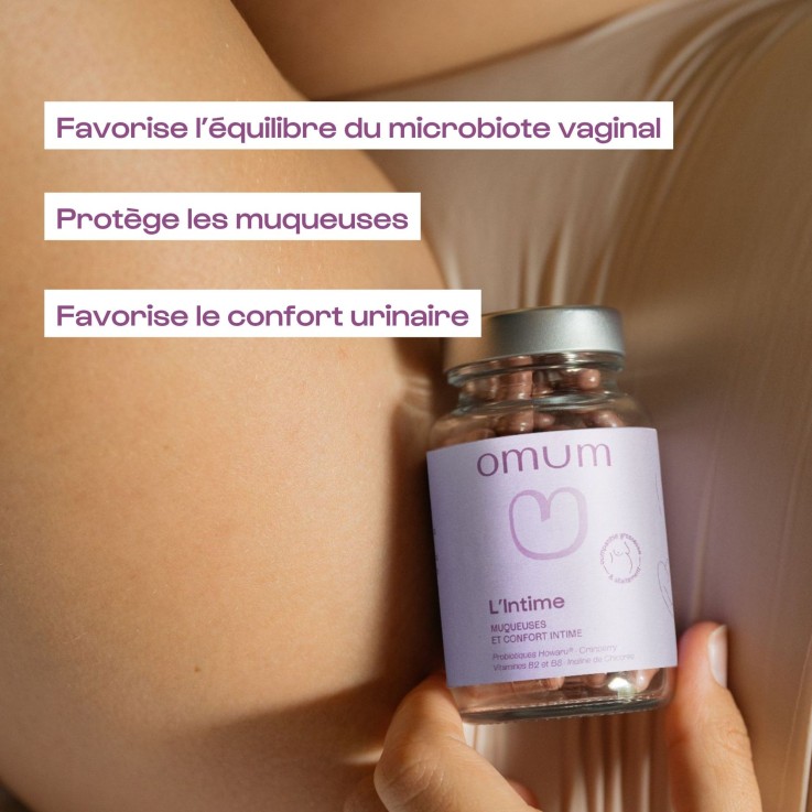 Complément alimentaire Confort Intime et Urinaire Probiotiques L'Intime (60 gélules) Naturel