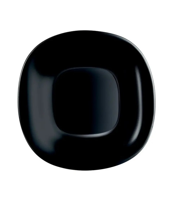 6 assiettes noires 21 x...