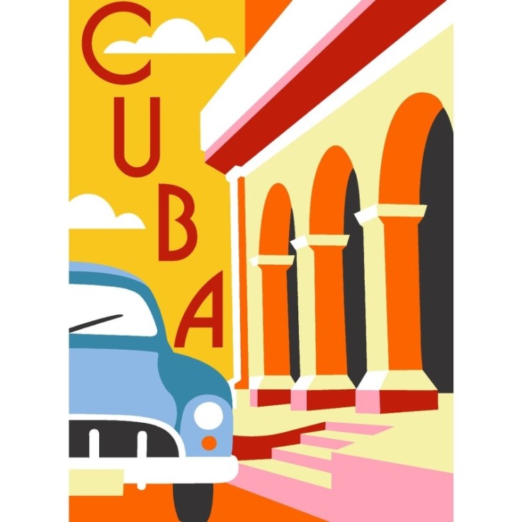 Canevas Margot Cuba 40x30cm