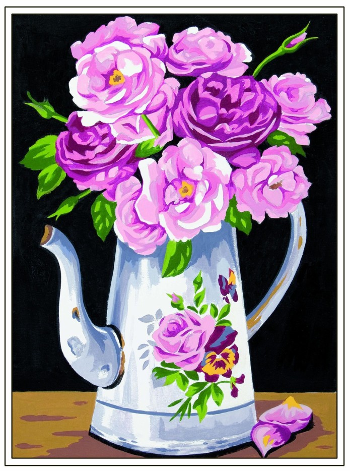 Canevas Pénélope Antique Les roses 30x40cm