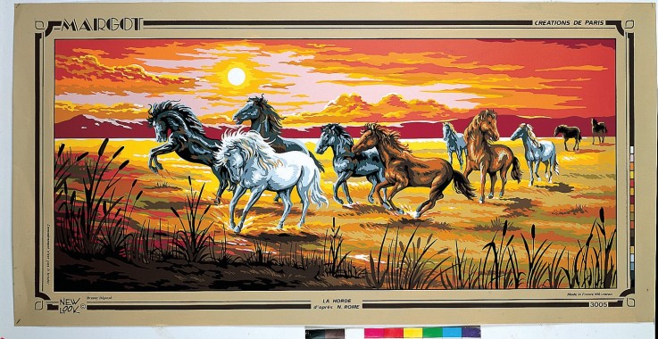 Canevas Pénélope Antique La horde 65x130cm