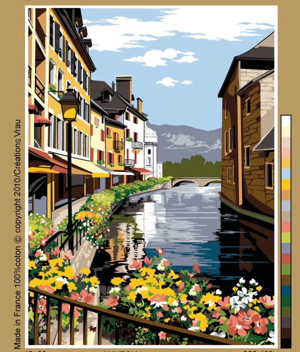 Canevas Annecy 45x60cm