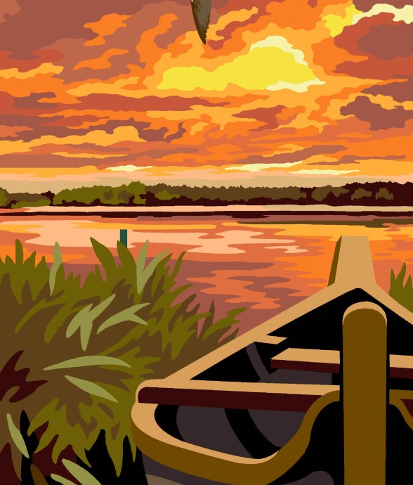 CANEVAS PÉNÉLOPE SEG 70X40