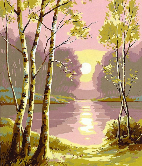Canevas antique Aurore 40x50cm