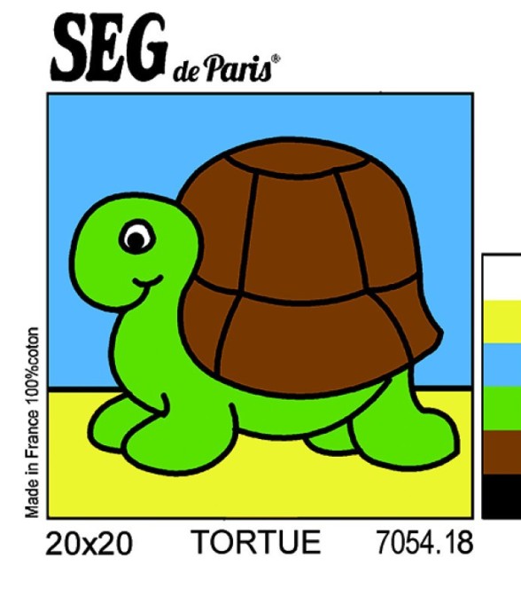 Kit canevas Soudan Tortue...