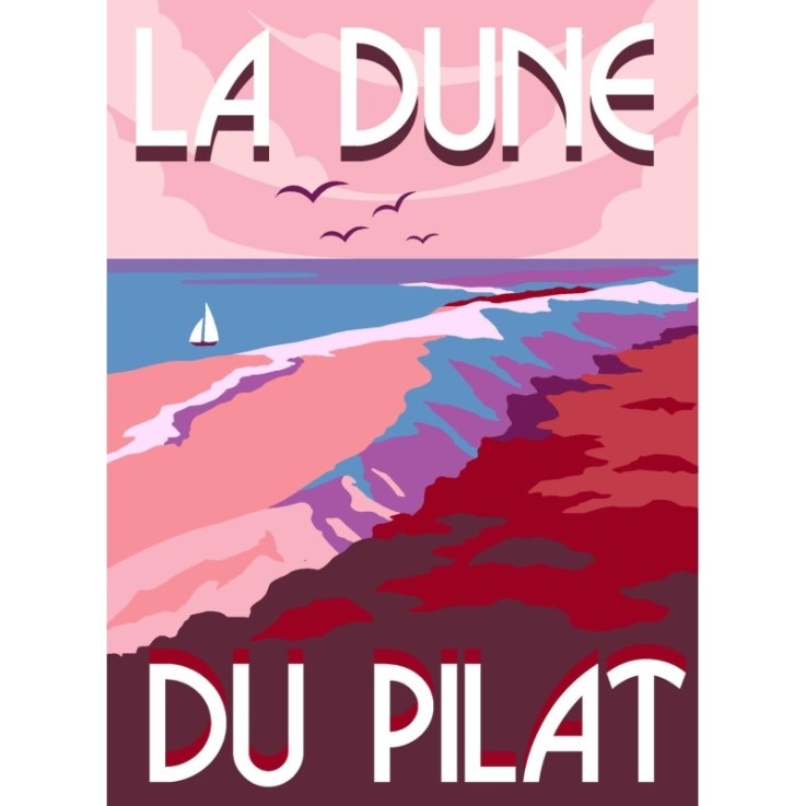 Canevas Margot La dune du Pilat 40x30cm