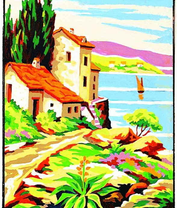Kit canevas Bord de mer...