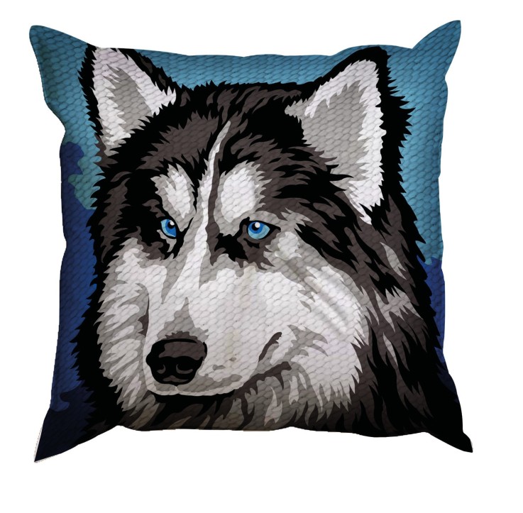 Kit Coussin Canevas Husky