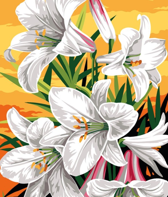 Canevas SEG Lys 60 x 40 cm