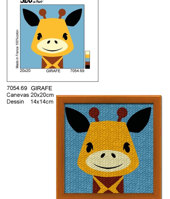 Kit canevas Soudan Girafe...