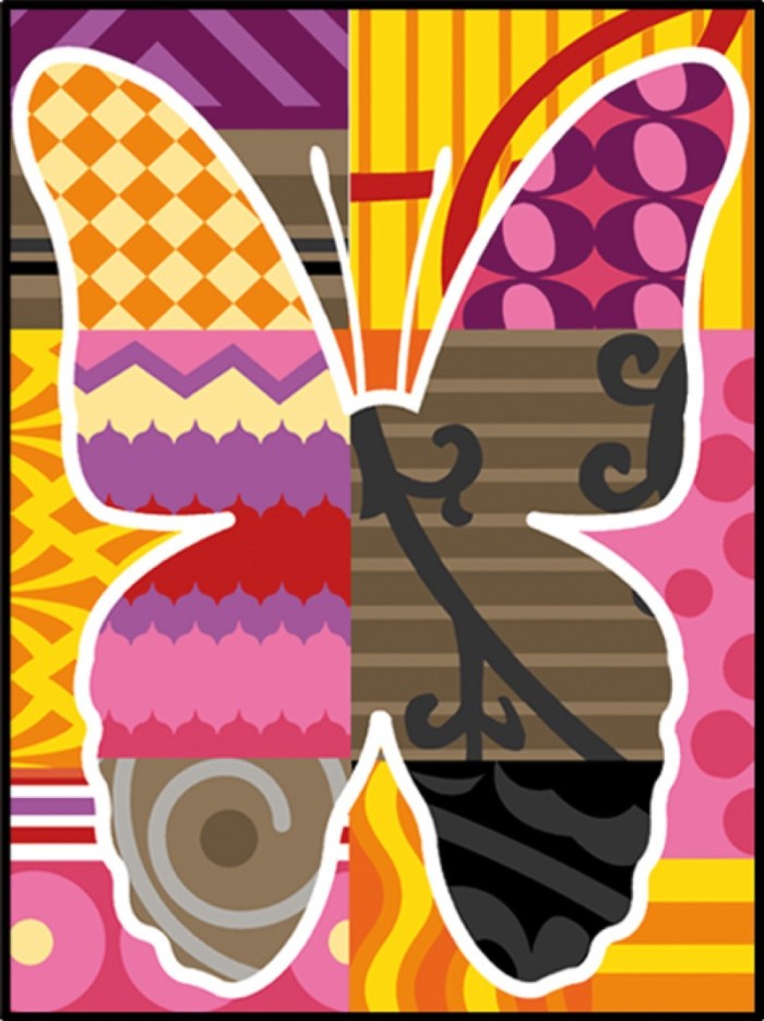 Canevas antique Papipatch 40x50cm