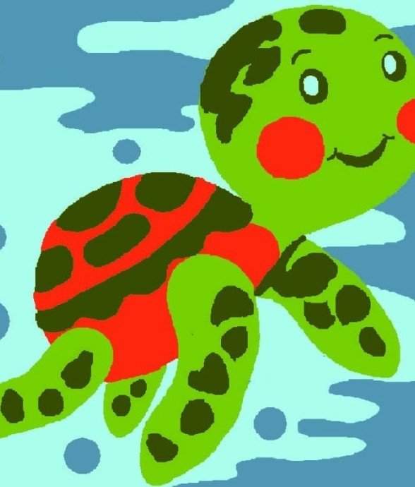 Kit canevas Soudan Tortue...