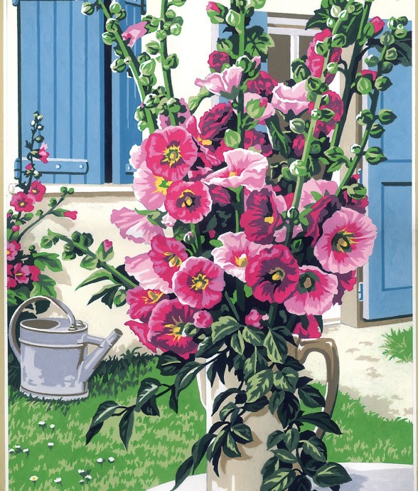Canevas antique Le bouquet...