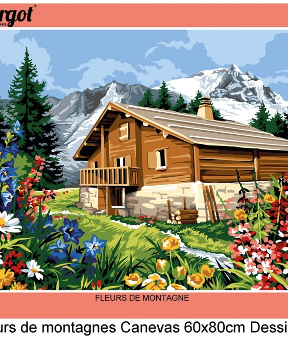 Canevas Margot Fleurs De...