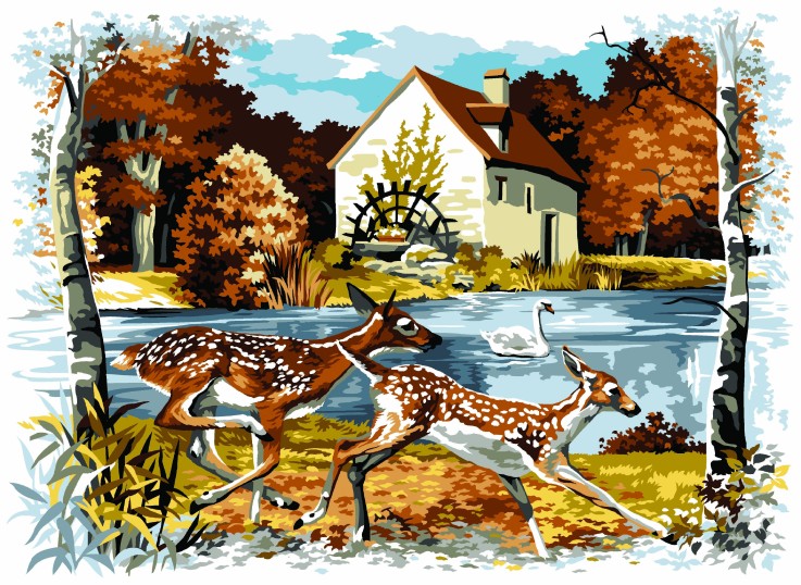 CANEVAS PÉNÉLOPE SEG 45X60