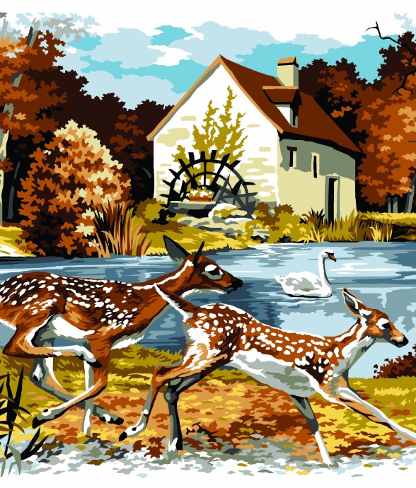CANEVAS PÉNÉLOPE SEG 45X60
