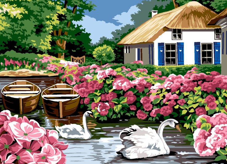 CANEVAS PÉNÉLOPE SEG 45X60