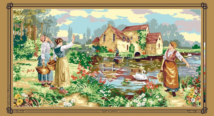 Canevas SEG L'Appel au Passeur 65 x 120 cm