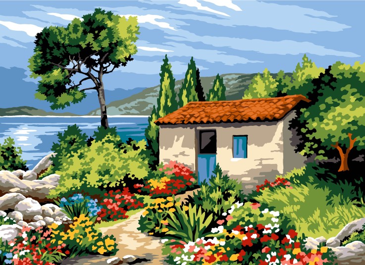 CANEVAS PÉNÉLOPE SEG 45X60