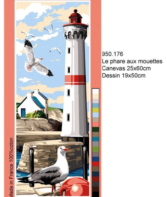 Canevas antique Le phare...