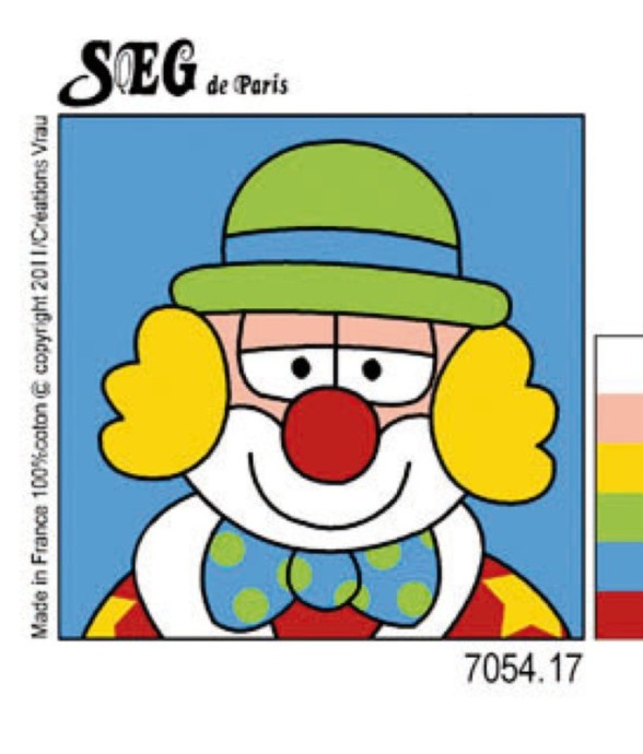 Kit canevas Soudan Clown...