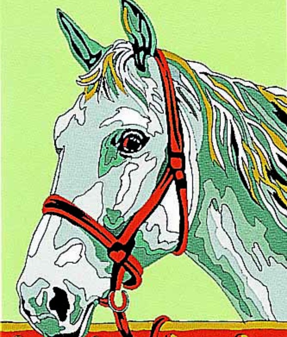 Kit canevas Cheval 20x25cm
