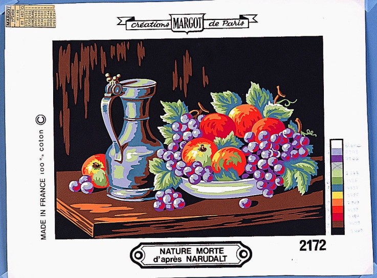 Canevas Pénélope Antique Nature morte 30x40cm