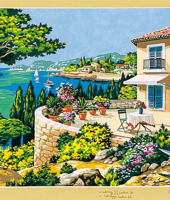 Canevas SEG Vue sur la Mer...