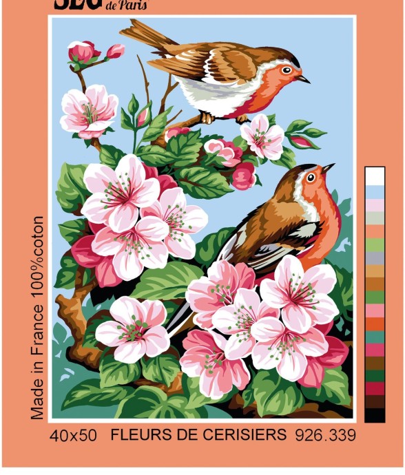 Canevas SEG Canevas Fleurs...