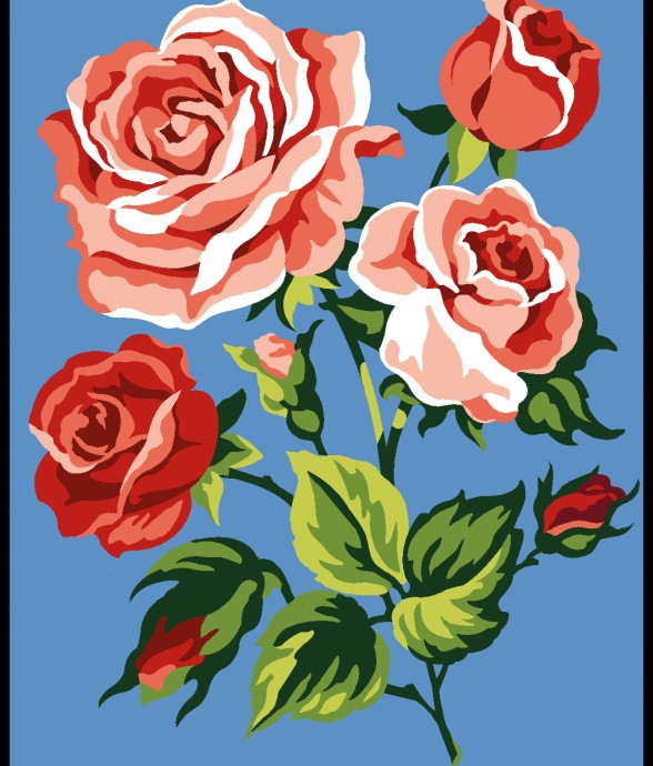 Kit Canevas Margot Rose...