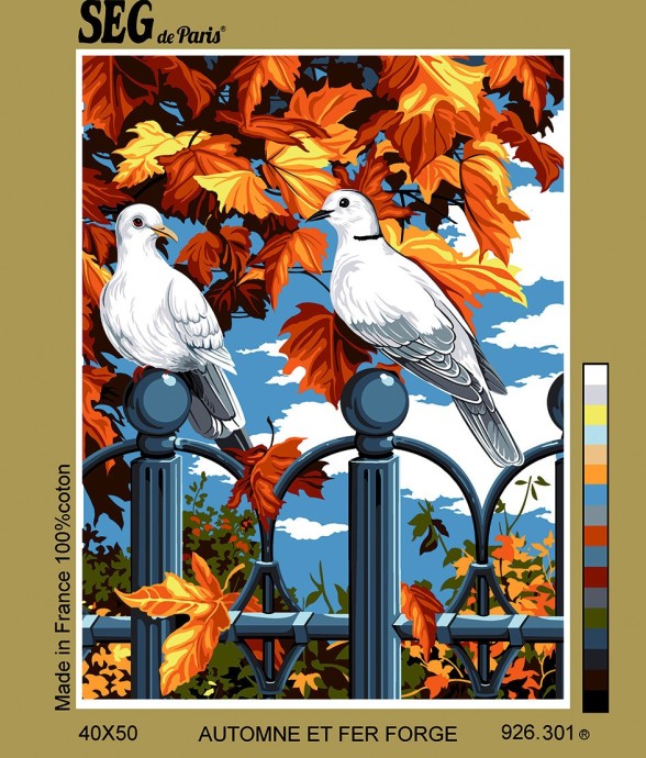Canevas antique Automne et...
