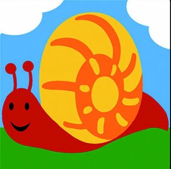 Kit canevas Soudan Escargot 20x20cm