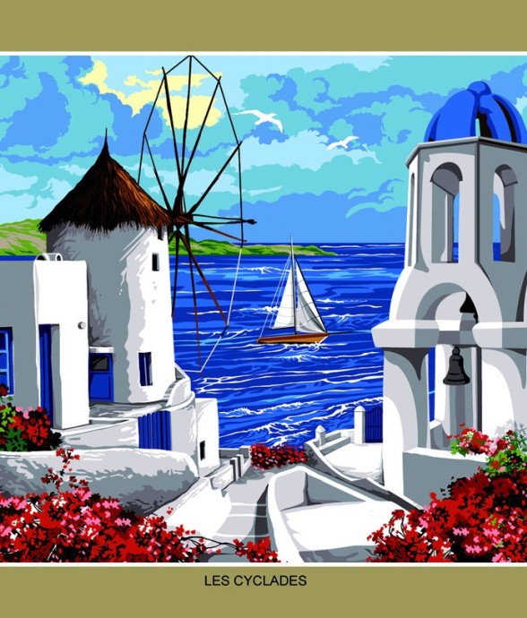 Canevas SEG Les Cyclades 65...