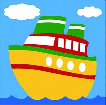 Kit canevas Soudan Bateau 20x20cm