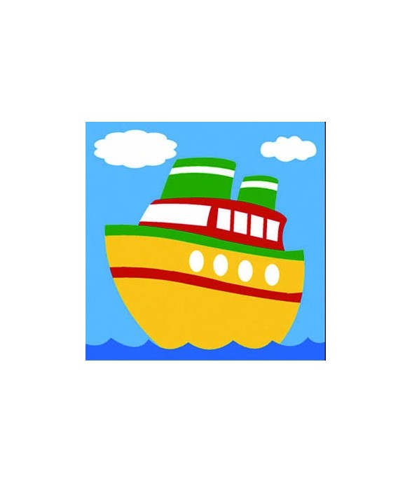 Kit canevas Soudan Bateau...