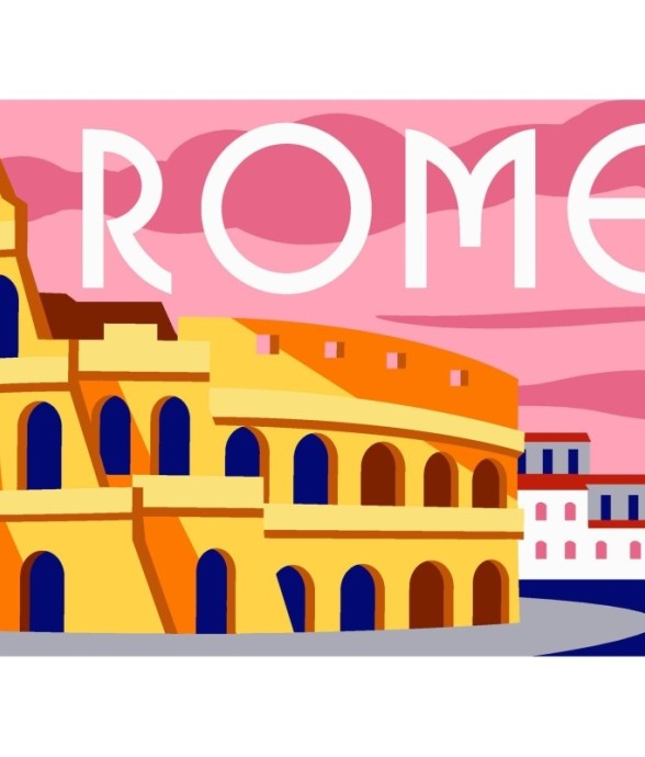 Canevas Margot Rome 40x30cm